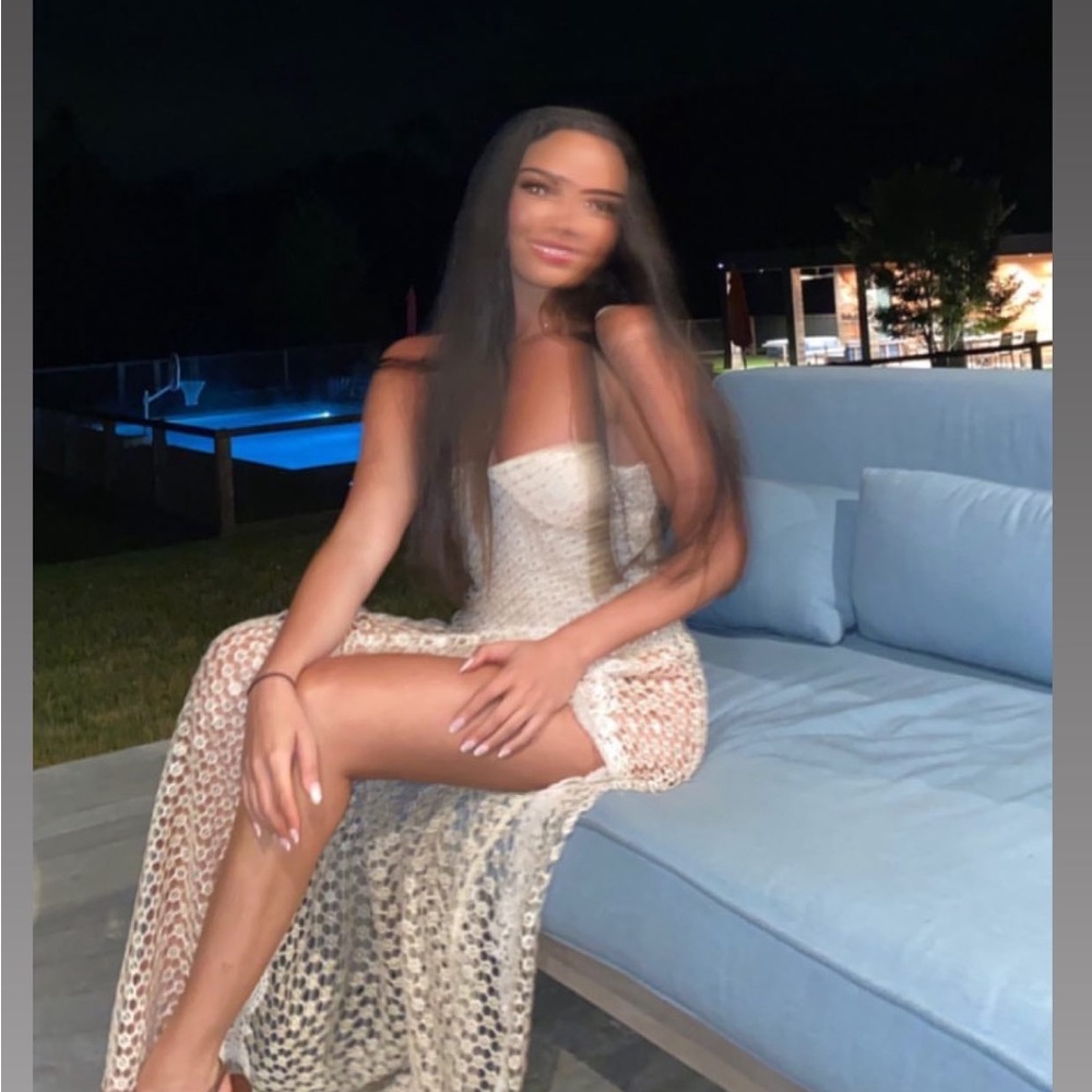 Smoke& Mirrors bodysuit maxi dress- Size Xs